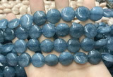 CCN5896 15 inches 15mm flat round candy jade beads Wholesale