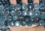 CCN5897 15 inches 15mm flat round candy jade beads Wholesale