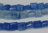 CCN590 15.5 inches 8*8mm square candy jade beads wholesale