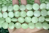 CCN5900 15 inches 15mm flat round candy jade beads Wholesale