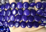 CCN5912 15 inches 15mm flat round candy jade beads Wholesale