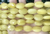 CCN5967 15 inches 13*18mm faceted oval candy jade beads