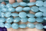 CCN5971 15 inches 13*18mm faceted oval candy jade beads