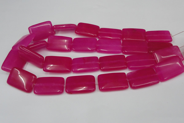 CCN611 15.5 inches 20*30mm rectangle candy jade beads wholesale