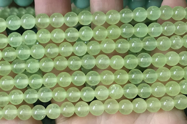 CCN6149 15.5 inches 6mm round candy jade beads Wholesale