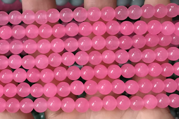 CCN6153 15.5 inches 6mm round candy jade beads Wholesale