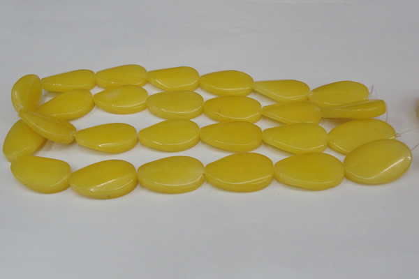 CCN616 15.5 inches 22*30mm twisted oval candy jade beads wholesale