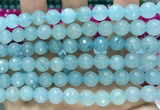 CCN6324 15.5 inches 8mm faceted round candy jade beads Wholesale