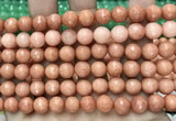 CCN6328 15.5 inches 8mm faceted round candy jade beads Wholesale