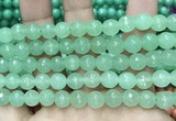 CCN6330 15.5 inches 8mm faceted round candy jade beads Wholesale