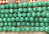 CCN6331 15.5 inches 8mm faceted round candy jade beads Wholesale