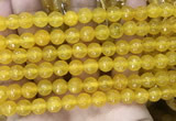 CCN6341 6mm, 8mm, 10mm, 12mm & 14mm faceted round candy jade beads