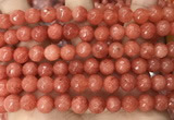 CCN6348 6mm, 8mm, 10mm, 12mm & 14mm faceted round candy jade beads