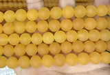 CCN6370 15.5 inches 6mm, 8mm, 10mm & 12mm round matte candy jade beads