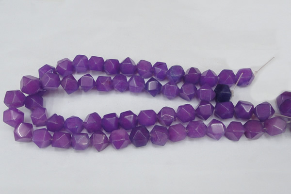 CCN664 15.5 inches 15*15mm faceted nuggets candy jade beads