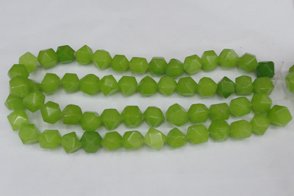 CCN666 15.5 inches 15*15mm faceted nuggets candy jade beads