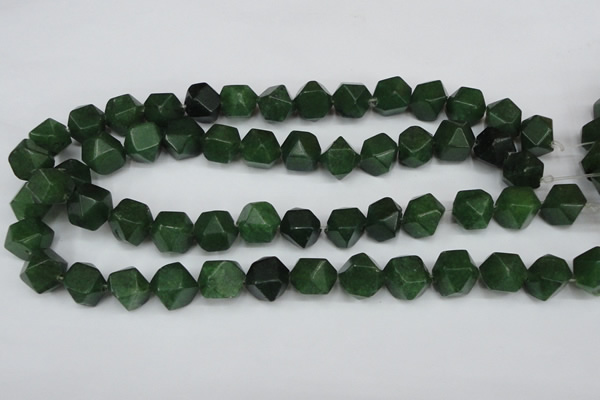 CCN667 15.5 inches 15*15mm faceted nuggets candy jade beads