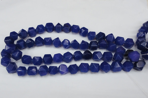 CCN669 15.5 inches 15*15mm faceted nuggets candy jade beads