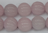 CCN676 15.5 inches 16mm carved round candy jade beads wholesale