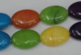 CCN725 15.5 inches 13*18mm oval candy jade beads wholesale