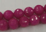 CCN754 15.5 inches 4mm faceted round candy jade beads wholesale