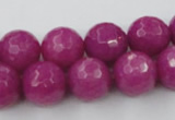 CCN755 15.5 inches 4mm faceted round candy jade beads wholesale