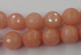 CCN758 15.5 inches 4mm faceted round candy jade beads wholesale