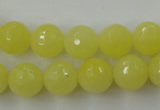 CCN759 15.5 inches 4mm faceted round candy jade beads wholesale