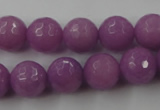 CCN761 15.5 inches 4mm faceted round candy jade beads wholesale