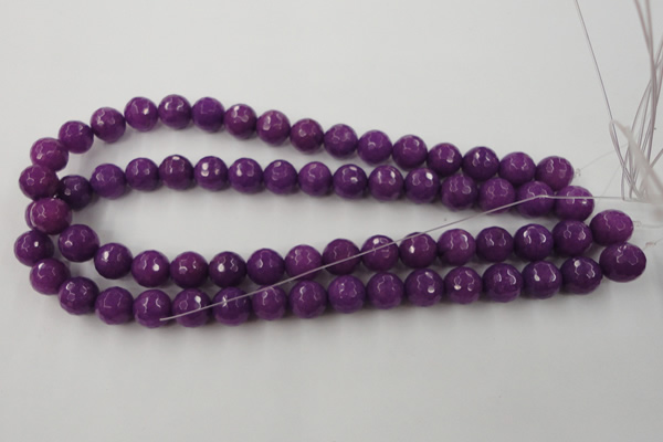 CCN762 15.5 inches 4mm faceted round candy jade beads wholesale