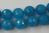 CCN781 15.5 inches 6mm faceted round candy jade beads wholesale