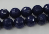 CCN782 15.5 inches 6mm faceted round candy jade beads wholesale