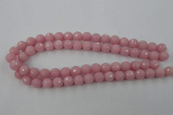 CCN820 15.5 inches 12mm faceted round candy jade beads wholesale