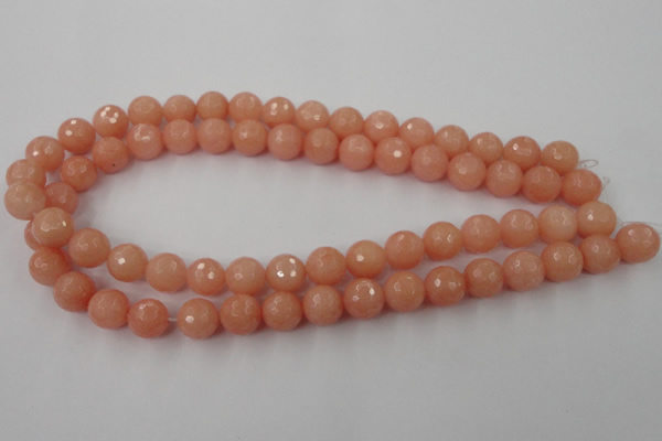 CCN826 15.5 inches 12mm faceted round candy jade beads wholesale