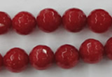 CCN858 15.5 inches 16mm faceted round candy jade beads