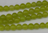 CCN87 15.5 inches 6mm round candy jade beads wholesale