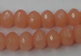 CCN905 15.5 inches 9*12mm faceted rondelle candy jade beads