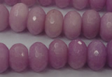 CCN920 15.5 inches 10*14mm faceted rondelle candy jade beads