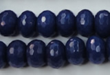 CCN926 15.5 inches 10*14mm faceted rondelle candy jade beads