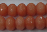 CCN930 15.5 inches 12*16mm faceted rondelle candy jade beads