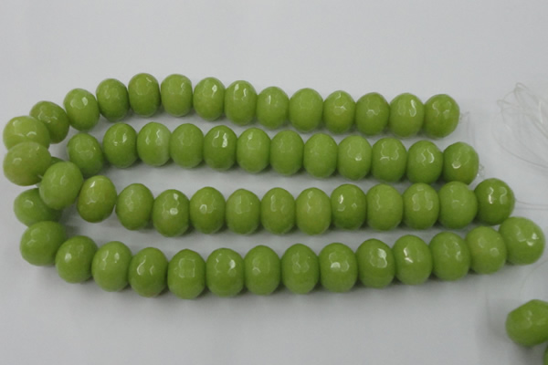 CCN953 15.5 inches 14*18mm faceted rondelle candy jade beads