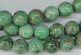 CCO103 15.5 inches 10mm round dyed natural chrysotine beads