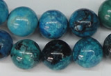 CCO168 15.5 inches 18mm round dyed natural chrysotine beads