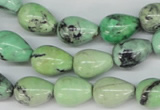 CCO21 15.5 inches 10*14mm teardrop natural chrysotine beads