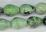 CCO22 15.5 inches 13*18mm teardrop natural chrysotine beads