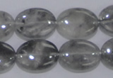 CCQ147 15.5 inches 15*20mm oval cloudy quartz beads wholesale