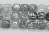 CCQ193 15.5 inches 10*10mm square cloudy quartz beads wholesale