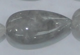 CCQ224 15.5 inches 25*45mm teardrop cloudy quartz beads wholesale