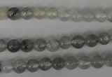 CCQ301 15.5 inches 6mm round cloudy quartz beads wholesale