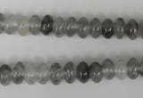 CCQ326 15.5 inches 5*8mm rondelle cloudy quartz beads wholesale